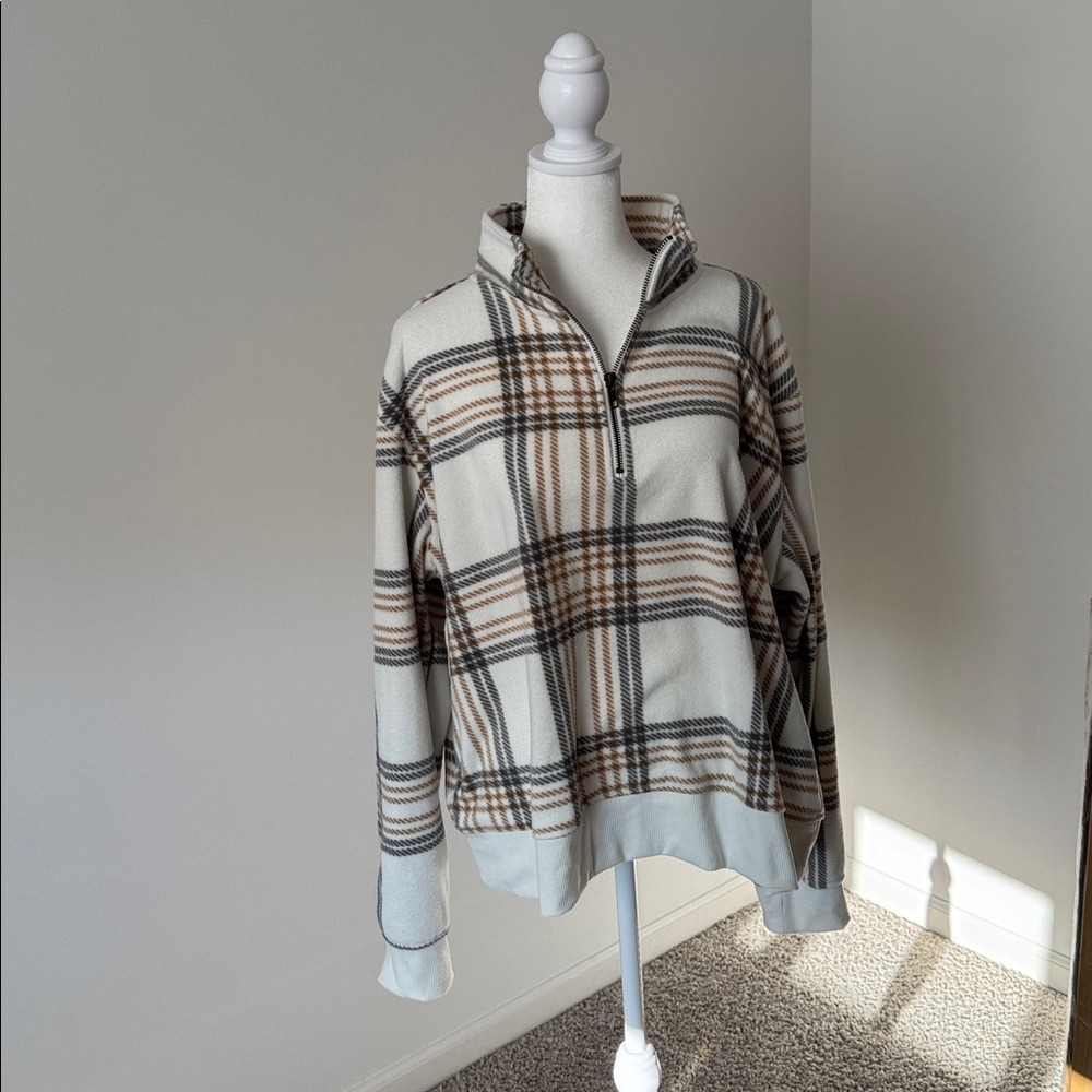 Natural Reflections Cozy Fleece Pullover